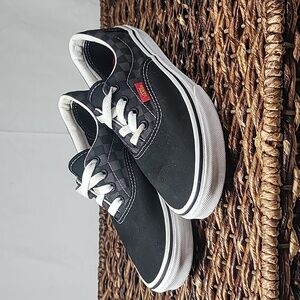 VANS Era Shoes Kids (Flame Logo Repeat Black Multi) U.S Juniors 4.5 721356